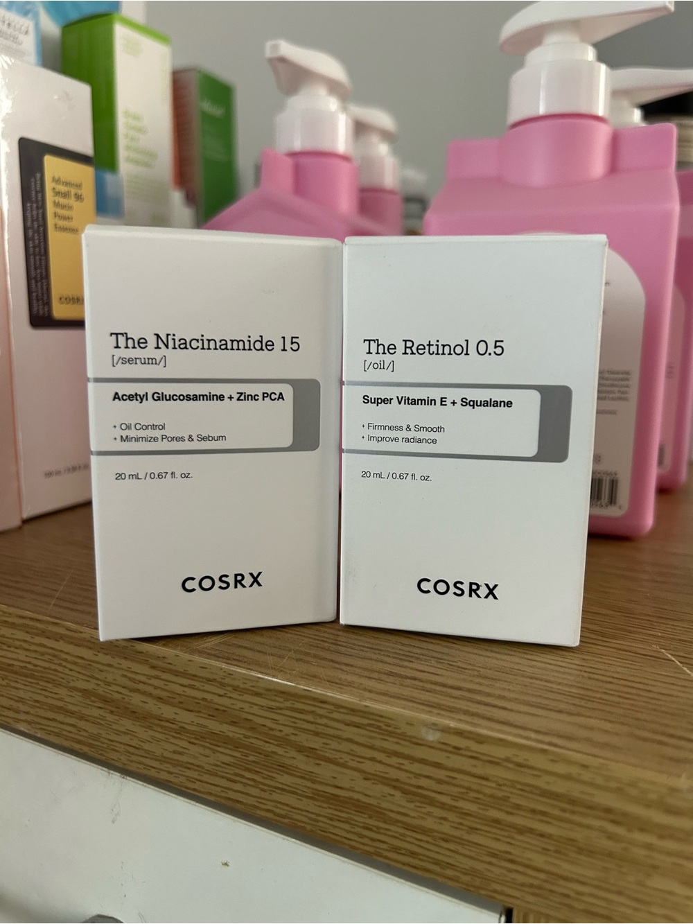 COSRX The Niacinamide 15 & The Retinol 0.5